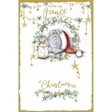 For My Fiancé Handmade Me to You Bear Christmas Card Image Preview
